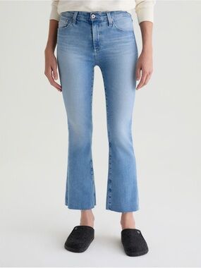 Ag Adriano Goldschmied Farrah Boot Crop Women’s Jeans - Light Blue